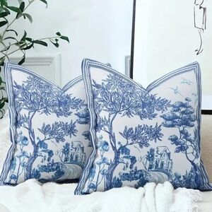 Toile Throw Pillows